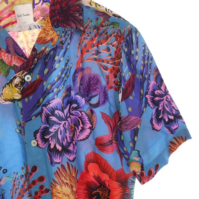 ポールスミス PAUL SMITH 18SS KOI HAWAIAN ALOHA SHIRT シャツ 半袖  