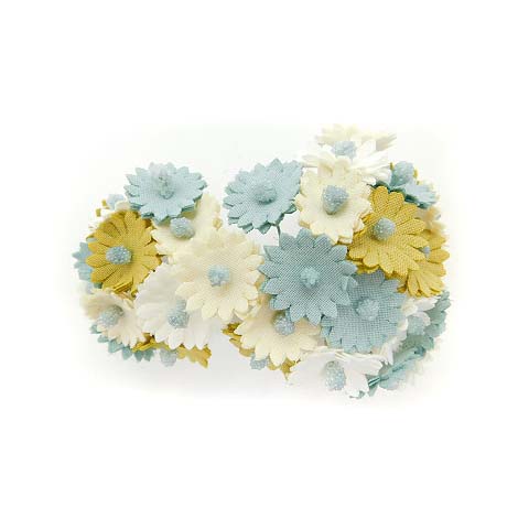 ミナペルホネン Mina Perhonen Skyful ブローチ フラワーモチーフ 花 白 青 黄色 Mf Os レディース 170 ベクトルパーク