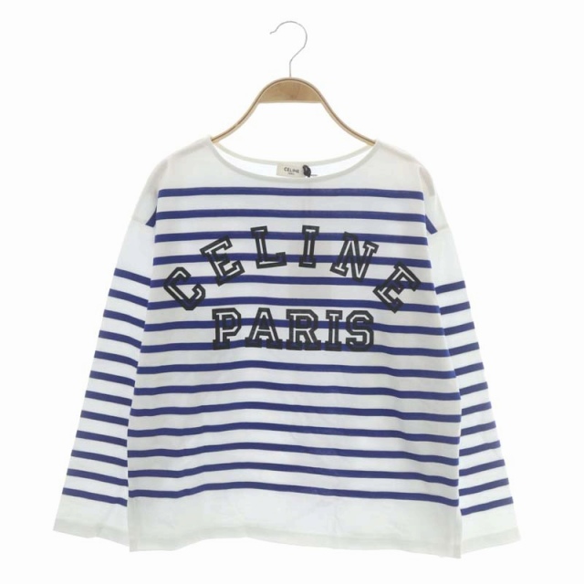 セリーヌ CELINE 21年製 カットソー Tシャツ 長袖 ロンT プルオーバー 