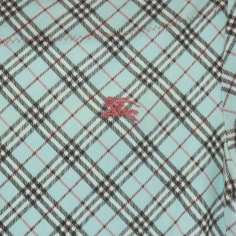 BURBERRY バーバリーブルーレーベル　タータンチェック　ミニ バーバリーブルーレーベル ノバチェック柄ミニスカート 総柄 38