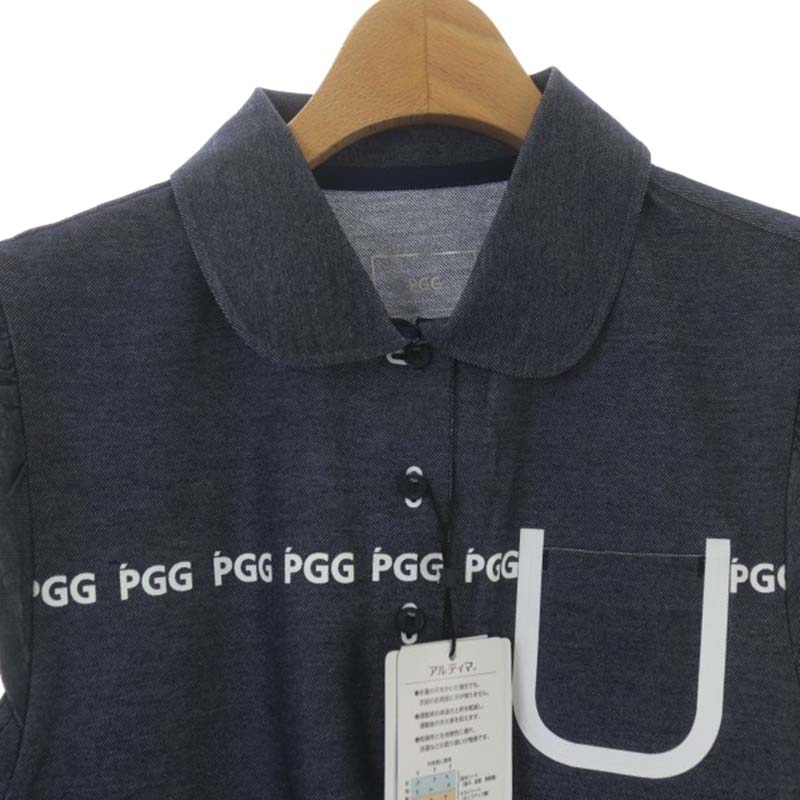 未使用品 パーリーゲイツ PEARLY GATES 22SS PGG ゴルフ デニムライク 