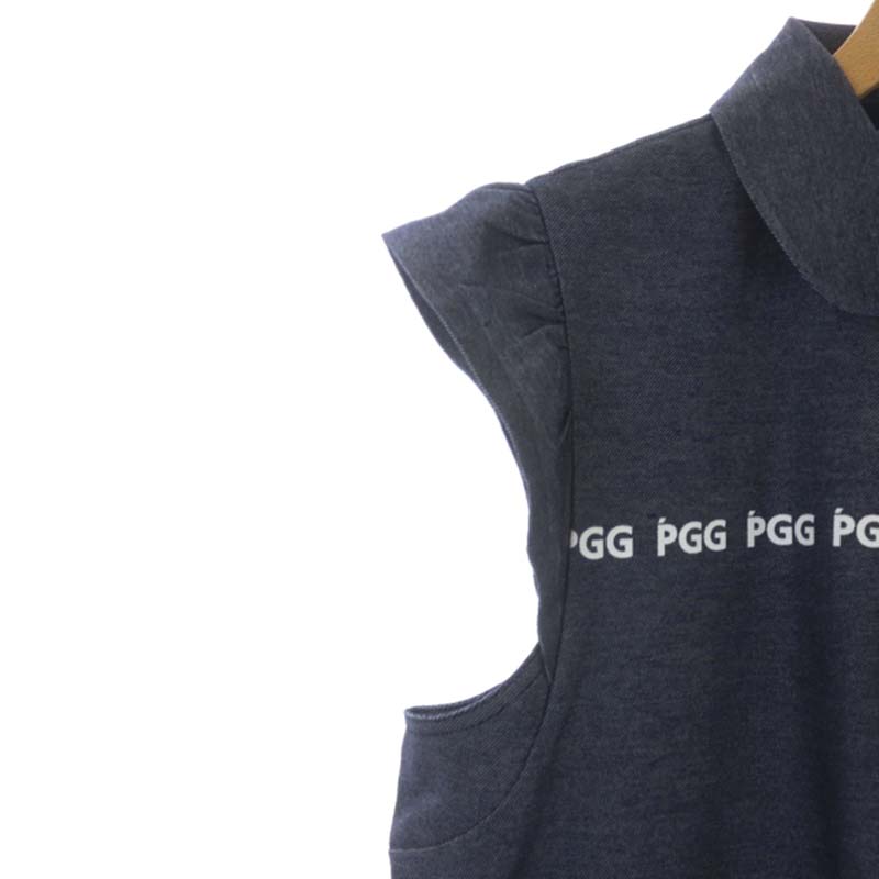 未使用品 パーリーゲイツ PEARLY GATES 22SS PGG ゴルフ デニムライク 