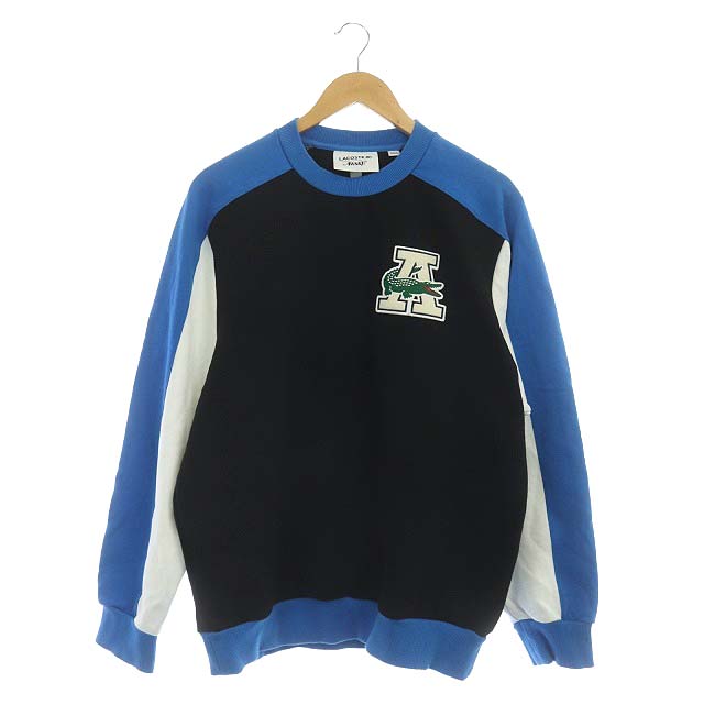 ラコステ LACOSTE AWAKE NY カラーブロッククルーネックスウェット 