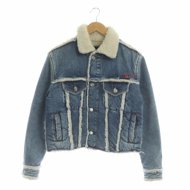 DIESEL バックフリンジデニムジャケット　XSサイズ DIESEL バックフリンジデニムジャケット XSサイズ - メルカリ