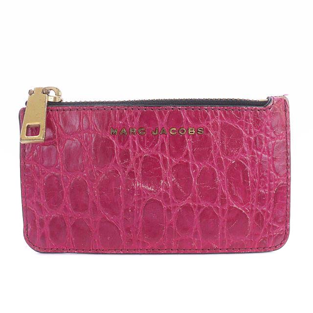 マークジェイコブス MARC JACOBS キーケース 小物入れ クロコ型押し