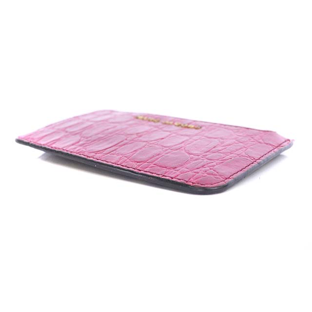 【新品】THE MARC JACOBS ピンクキーケース マークジェイコブス MARC JACOBS キーケース 小物入れ クロコ型押し