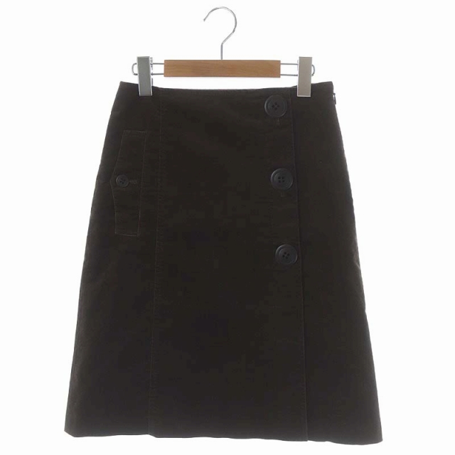 バーバリーブルーレーベル BURBERRY BLUE LABEL フロントボタン 