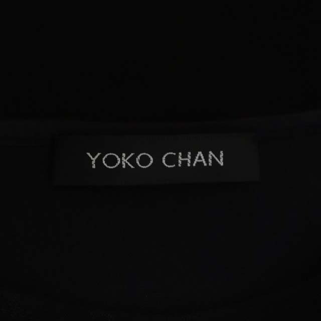 ヨーコチャン YOKO CHAN ノースリーブワンピース ミニ 38 黒 ブラック /DF ■OS レディース