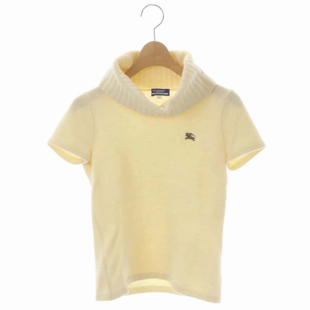 バーバリーブルーレーベル BURBERRY BLUE LABEL 半袖 タートルニット 
