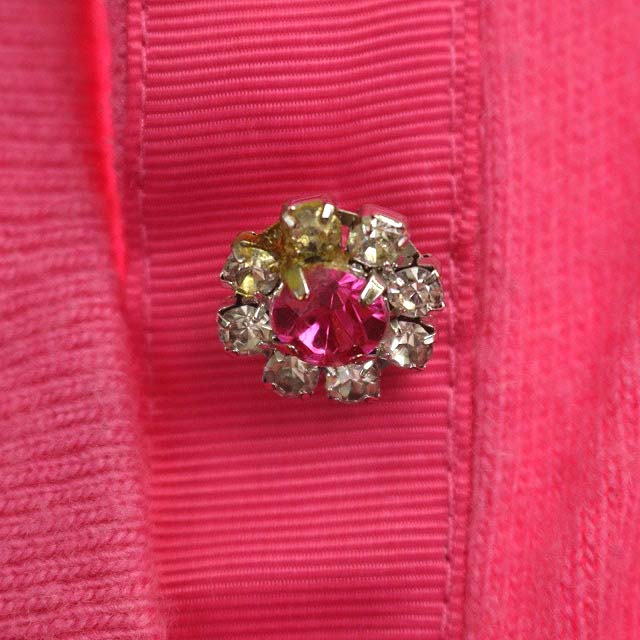 ケイトスペード kate spade ビジュー宝石ニットカーディガン