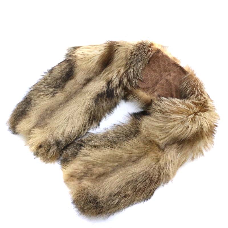 GUCCI ファー付きストール GUCCI ファーストール 美品 - メルカリ