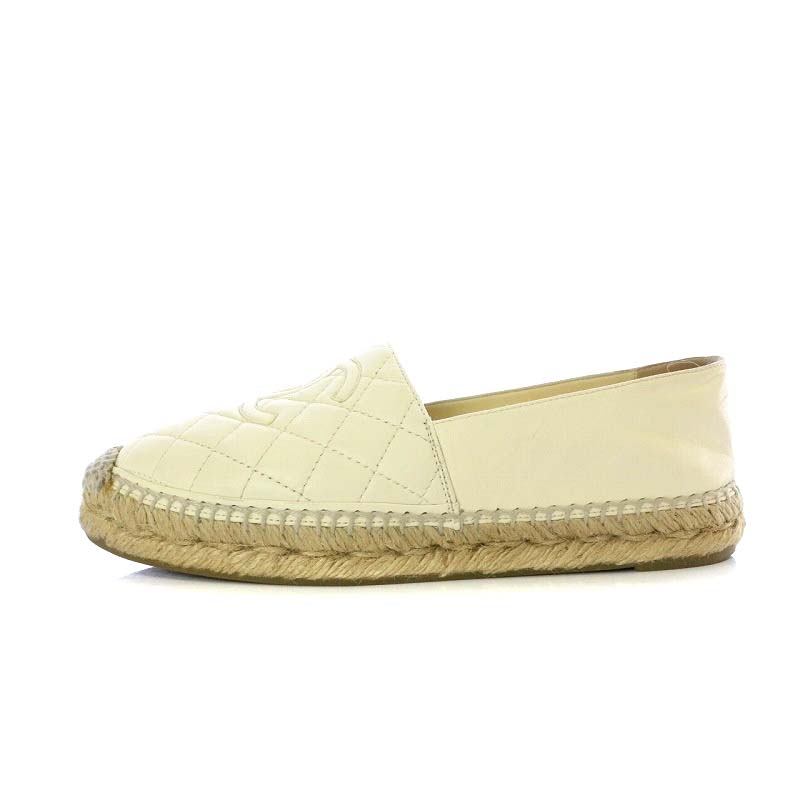 シャネル CHANEL シューズ スリッポン マトラッセ ココマーク 