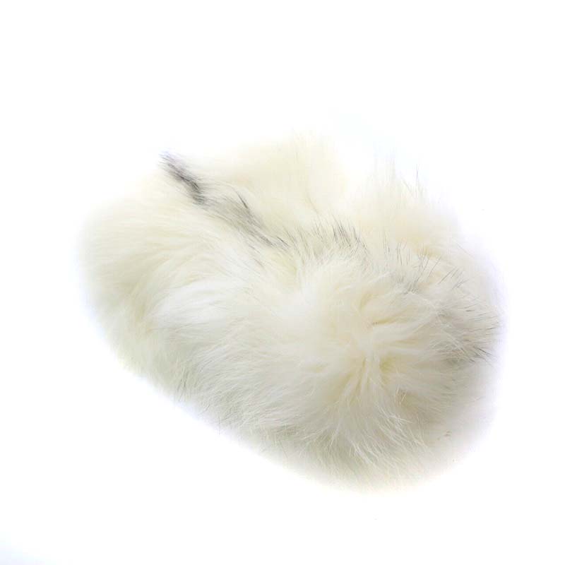 ミュウミュウ miumiu ティペット マフラー ブルーフォックスファー TU 