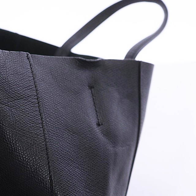 セリーヌ CELINE フィービーファイロ バーティカル カバ スモール トートバッグ ショルダーバッグ 2WAY レザー 黒 ブラック /RM  レディース