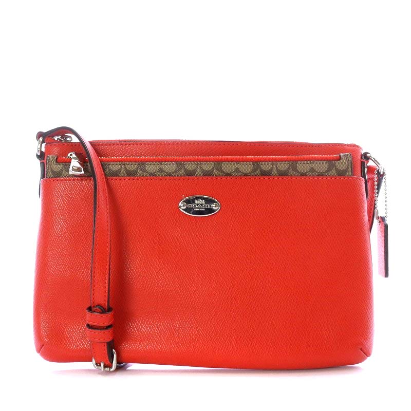 コーチ COACH ショルダーバッグ ワンショルダー シグネチャー レザー 