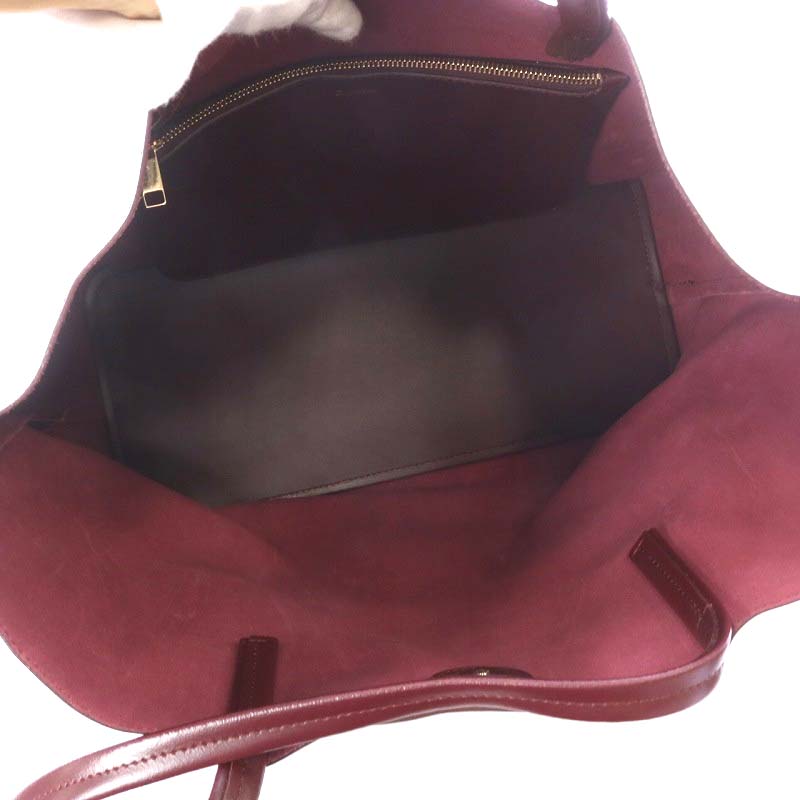 repetto 赤 レザー トートバッグ Quadrille Shopping Bag （その他小物）｜Repetto / レペット
