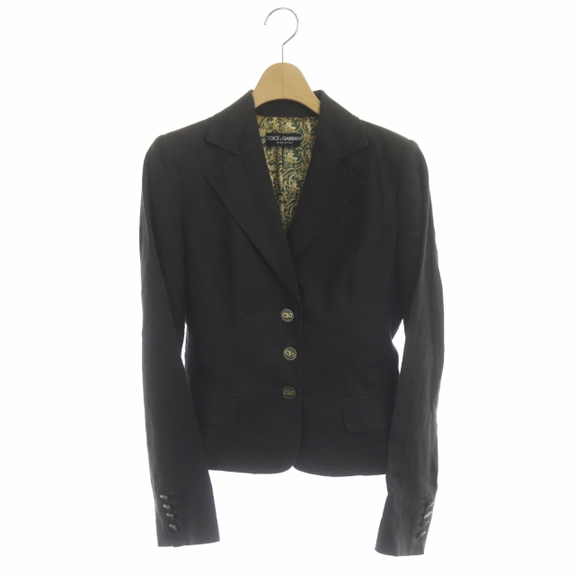 ドルチェ&ガッバーナ ドルガバ DOLCE&GABBANA テーラードジャケット 3B  