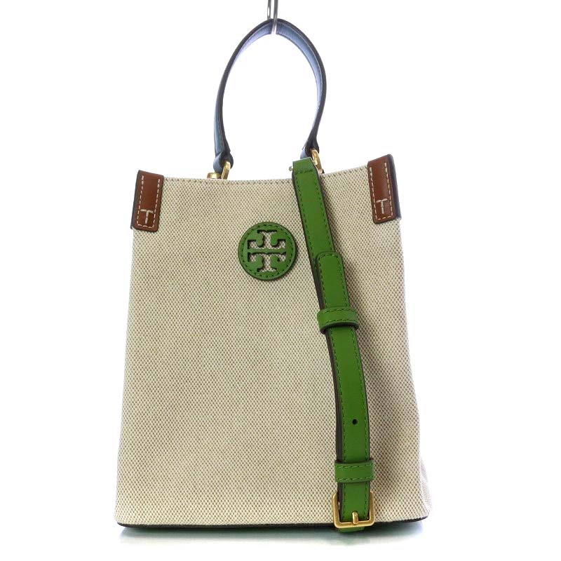 トリーバーチ TORY BURCH BLAKE キャンバス バケットバッグ 