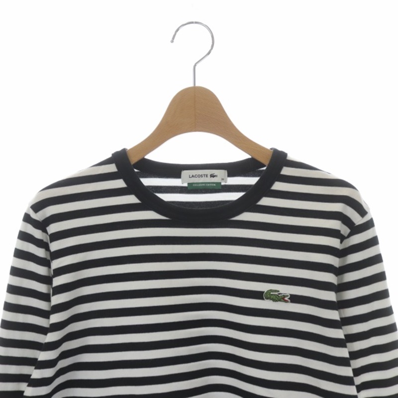 ラコステ LACOSTE Tシャツ カットソー ロンT ボーダー 長袖 36