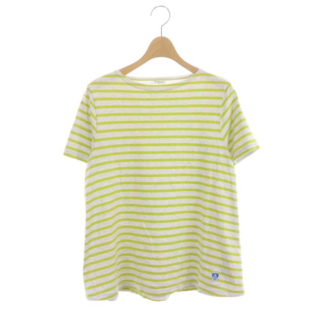 ORCIVAL ボーダー Tシャツ グレー レディース 半袖