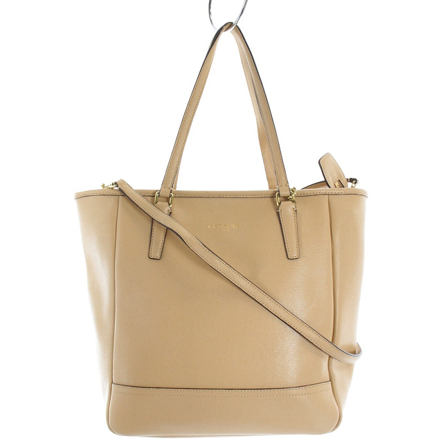コーチ COACH ショルダーバッグ トートバッグ 2way レザー ロゴ べージュ /SR4 レディース 最新アイテムを海外通販 COACH コーチ ショルダーバッグ トートバッグ レザー 2WAY ハンドバッグ