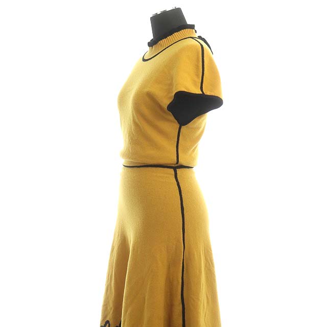 フェンディ FENDI Scribbled heart sweater dress ニットワンピース 