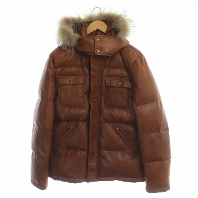 ポールスミス PAUL SMITH PS レザージャケット ダウンジャケット 羊革  