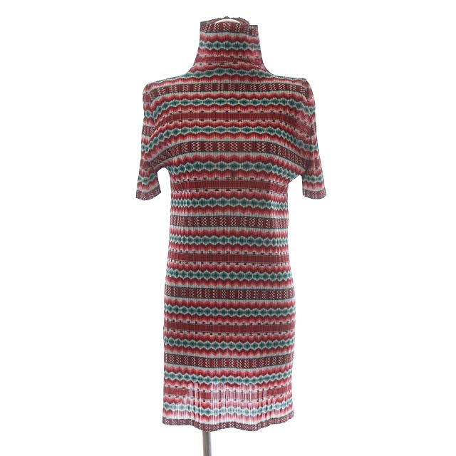 プリーツプリーズ PLEATS PLEASE イッセイミヤケ 総柄プリーツ  