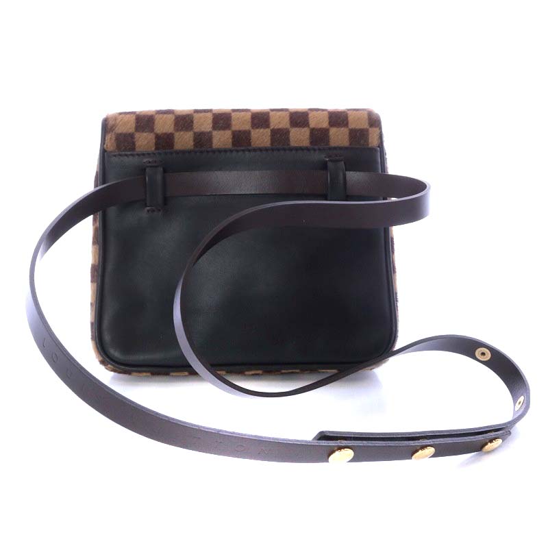 ルイヴィトン LOUIS VUITTON ダミエ ソバージュ ガゼル ウエストバッグ 