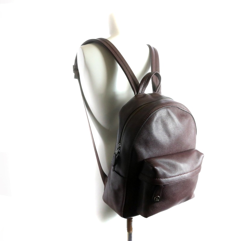 コーチ COACH リュックサック デイパック レザー 茶 ブラウン G1780  