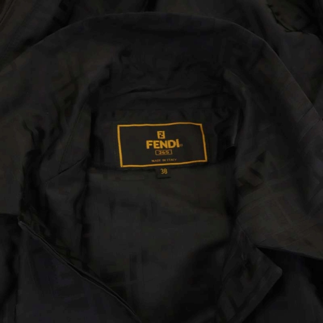 フェンディ FENDI ステンカラーコート ズッカ柄 スプリングコート 