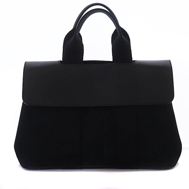 エルメス HERMES ヴァルパライソPM キャンバス × レザー トートバッグ 