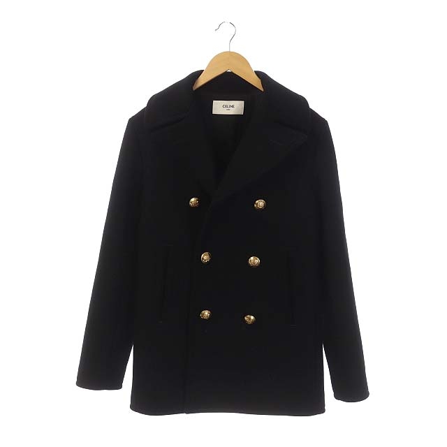 セリーヌ CELINE by Hedi Slimane 21AW レクタングル ピーコート P 