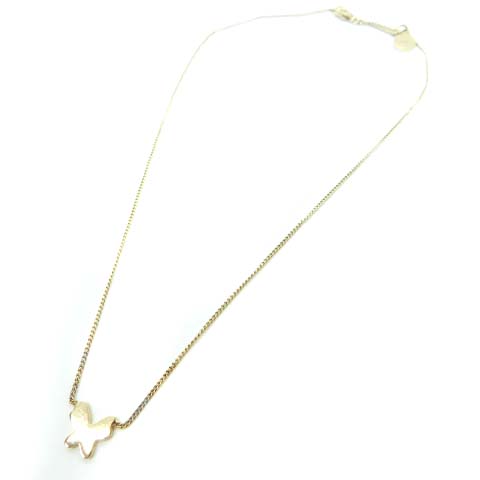 クロエ CHLOE ネックレス バタフライ 蝶々 ゴールド色 /MF □OS 