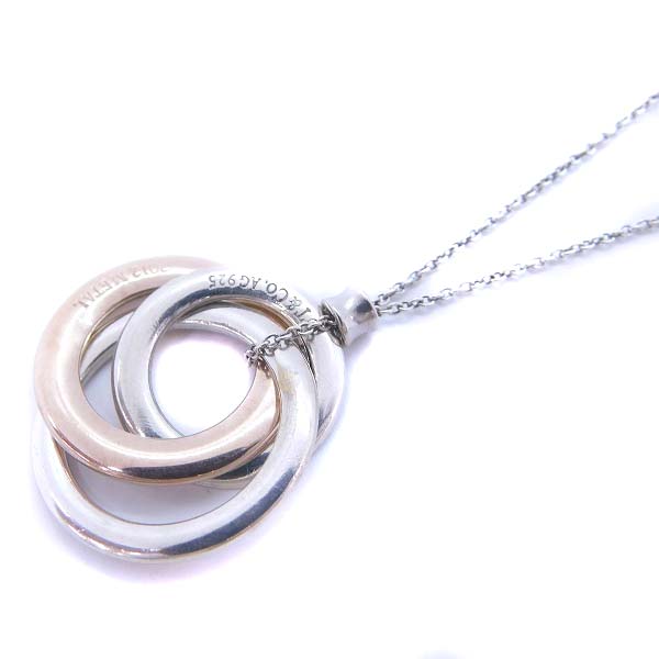 Tiffany & Co. インターロッキング ネックレス 1837　3連 TIFFANY&Co. ティファニー ネックレス TIFFANY＆Co. 1837
