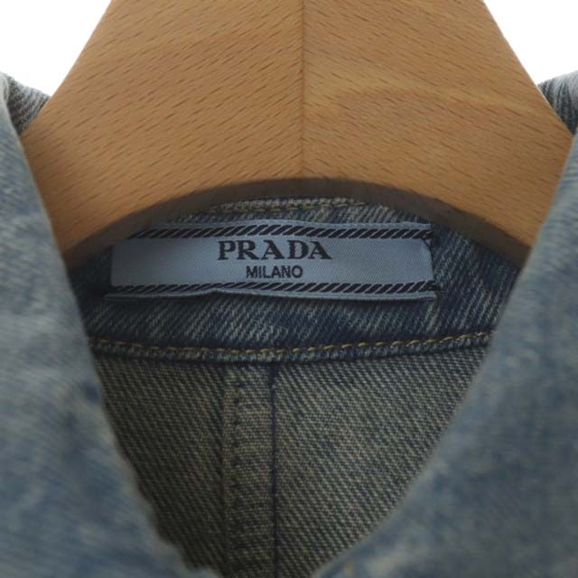 プラダ PRADA オーガニックデニム ジャンプスーツ