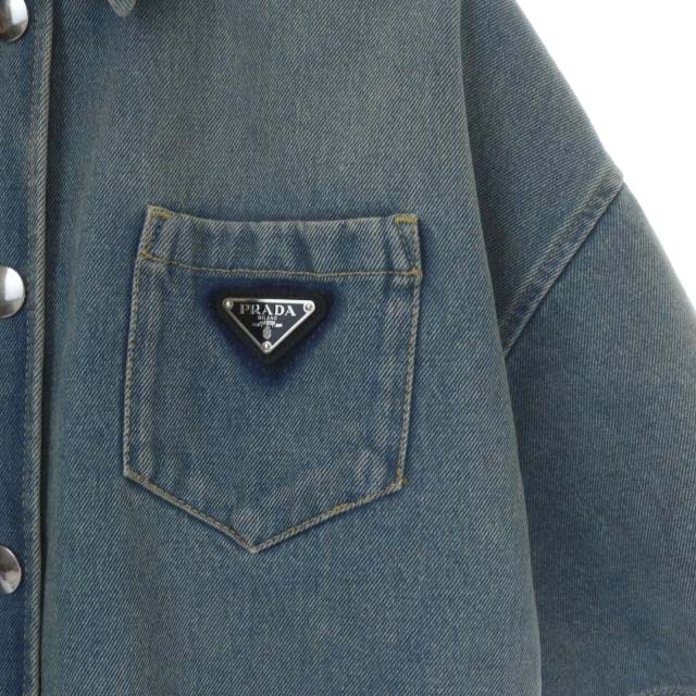 プラダ PRADA オーガニックデニム ジャンプスーツ
