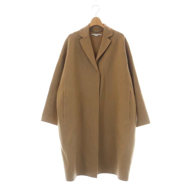 ステラマッカートニー STELLA McCARTNEY Bilpin Coat ビルピン チェスターコート アウター ロング スナップボタン 36 キャメル 573928 /ES ■OS レディース