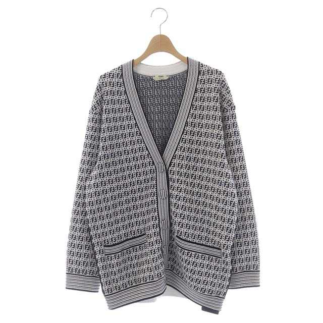 フェンディ FENDI 21SS FZC869 ズッカ柄 ジャガードカーディガン