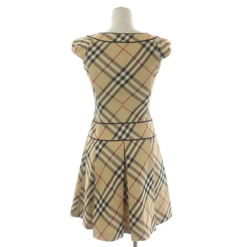 バーバリーブルーレーベル BURBERRY BLUE LABEL ノバチェックプリーツ  