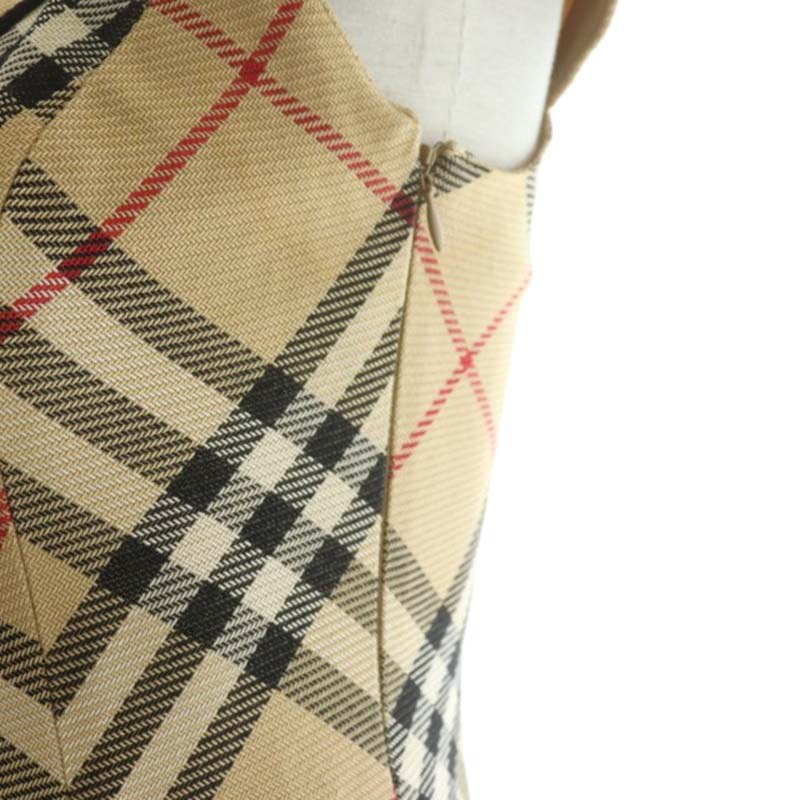バーバリーブルーレーベル BURBERRY BLUE LABEL ノバチェックプリーツ 