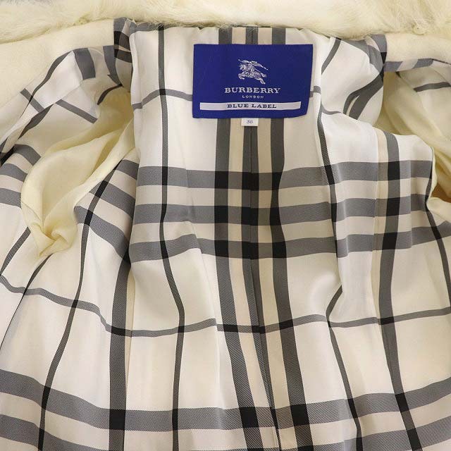 バーバリーブルーレーベル BURBERRY BLUE LABEL アンゴラ混 スタンド 