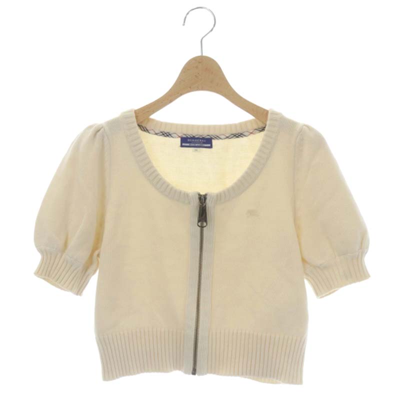 バーバリーブルーレーベル BURBERRY BLUE LABEL ジップアップ半袖  