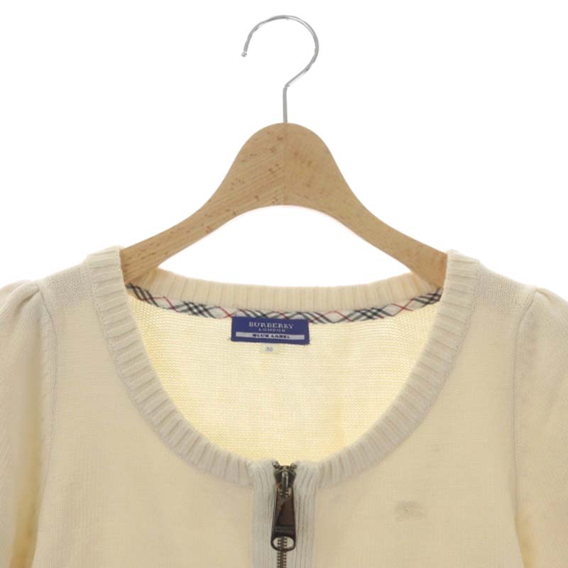バーバリーブルーレーベル BURBERRY BLUE LABEL ジップアップ半袖  