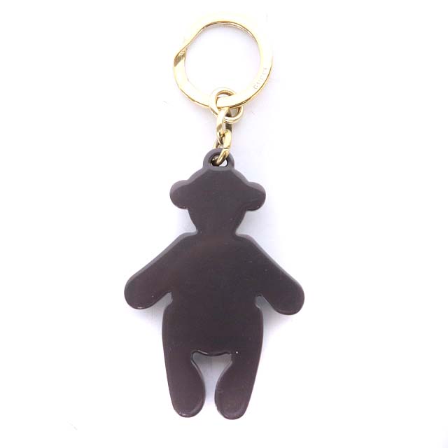 グッチ GUCCI Teddy bear with crystal stone key ring キーリング