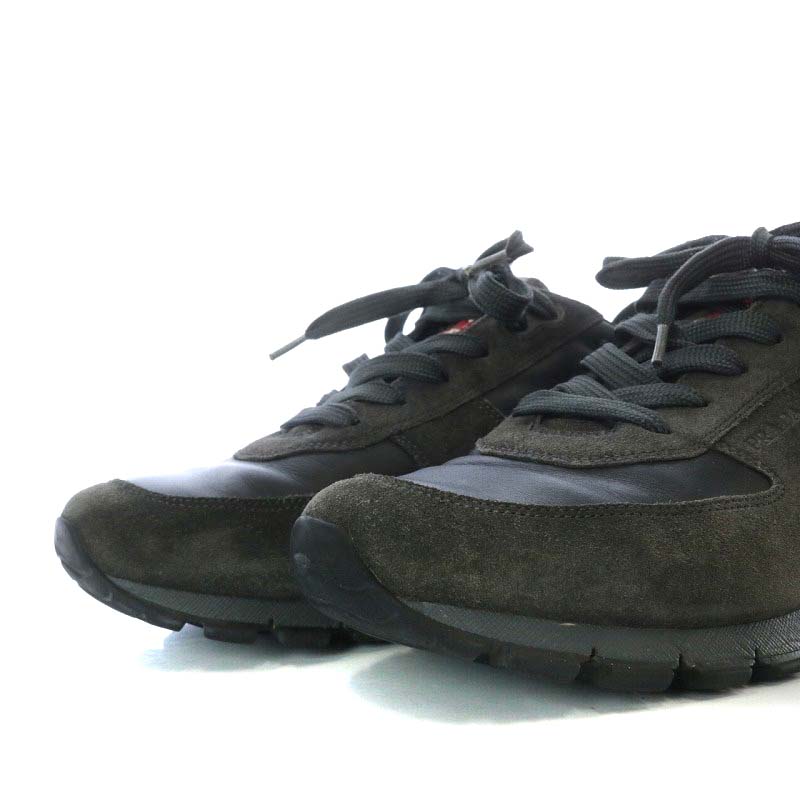 プラダスポーツ PRADA SPORT スニーカー ローカット スエード