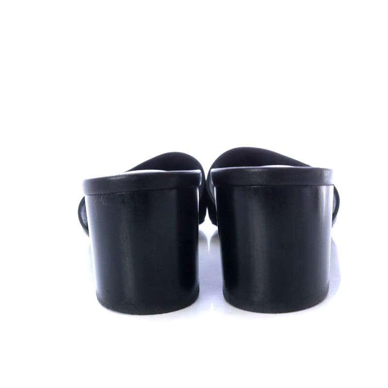 エルメス HERMES ヴェリィ VERY ミュール サンダル チャンキーヒール