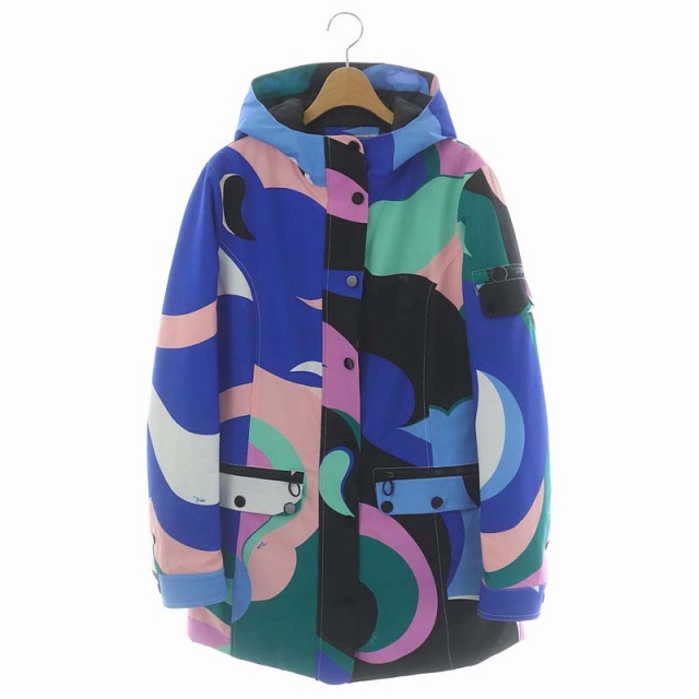 エミリオプッチ EMILIO PUCCI 総柄 フード ダウンコート アウター ミドル丈 総裏地 ジップアップ I42 マルチカラー /CM OS レディース 170-402209210113 | ベクトルパーク エミリオプッチ EMILIO PUCCI 総柄 フード ダウンコート アウター ミドル丈 総裏地 ジップアップ I42 マルチカラー /CM OS レディース 170-402209210113 | ベクトルパーク