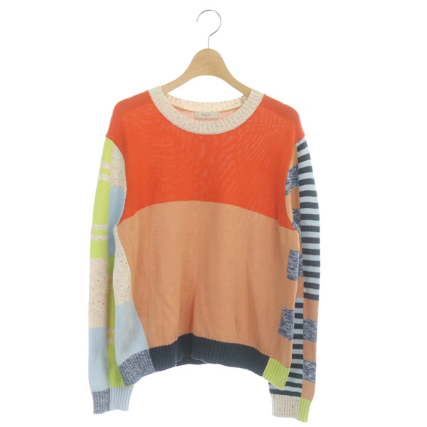 ポールスミス PAUL SMITH マルチパターン ブロック ニット