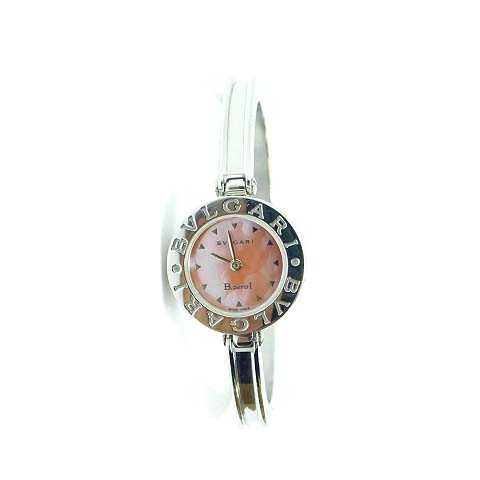 BVLGARI ビーゼロワンBZ22S ピンクシェルクォーツシルバー